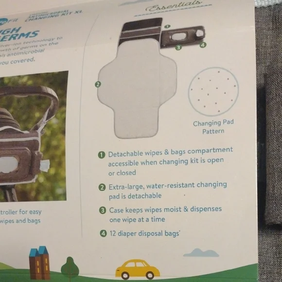 Gray Antimicrobial Changing Kit - Picture 5 of 10